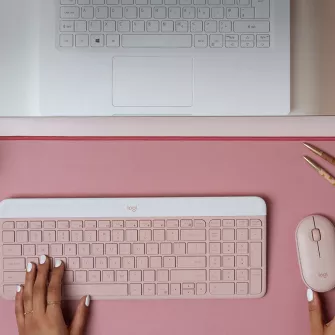 Kompleti - MK470 Slim Wireless Keyboard and Mouse - Rose - US