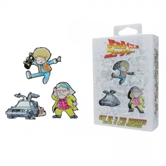 Merchandise razno - Back To The Future Pin Badge Set (Limited Japanese Edition)