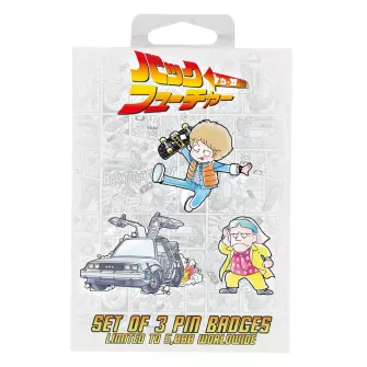 Merchandise razno - Back To The Future Pin Badge Set (Limited Japanese Edition)