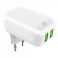 Wall Charger with Night Light - White