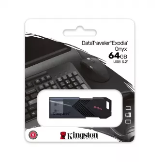 USB Flash memorije - USB Flash Drive DataTraveler Exodia Onyx 64GB/ USB 3.2/ DTXON/64GB