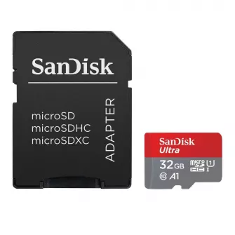 Memorijske kartice - MicroSDHC 32GB SanDisk Ultra + Adapter SDSQUA4-032G-GN6MA