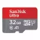 MicroSDHC 32GB SanDisk Ultra + Adapter SDSQUA4-032G-GN6MA