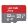 MicroSDHC 32GB SanDisk Ultra + Adapter SDSQUA4-032G-GN6MA