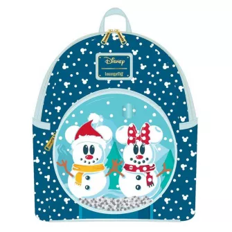 Rančevi - Disney Snowman Minnie Mickey Snow Globe Mini Backpack
