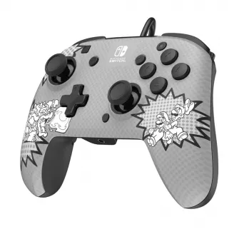 Gejmpedi - Nintendo Switch Wired Controller Rematch - Comic Mario