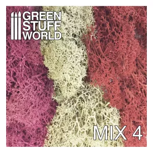Scenery Moss - Red/Fuchsia/Grey