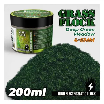 Warhammer pribor i oprema - Grass Flock - DEEP GREEN MEADOW 4-6mm (200ml)