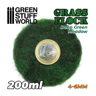 Warhammer pribor i oprema - Grass Flock - DEEP GREEN MEADOW 4-6mm (200ml)