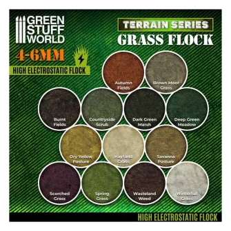 Warhammer pribor i oprema - Grass Flock - DEEP GREEN MEADOW 4-6mm (200ml)