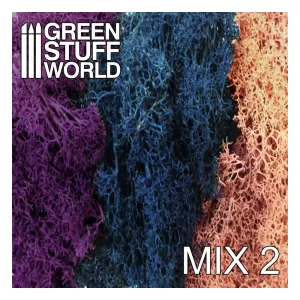 Scenery Moss - LightPink/Blue/DarkViolet