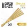 Round Brass Rods 3mm PACKx5