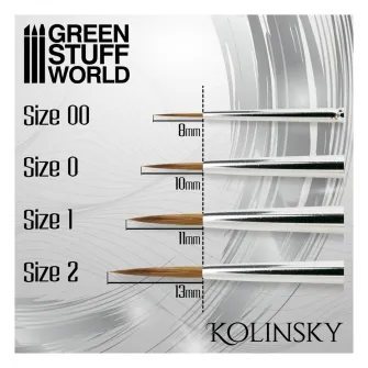 Warhammer pribor i oprema - Kolinsky Brush size #2 - SILVER SERIE