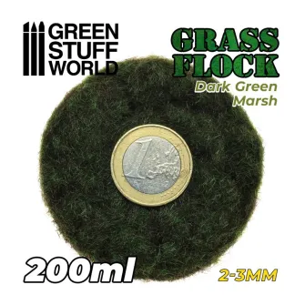 Warhammer pribor i oprema - Grass Flock - DARK GREEN MARSH 2-3mm (200ml)