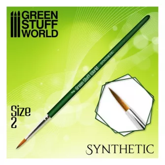Warhammer pribor i oprema - Synthetic Brush size #2 - GREEN SERIE