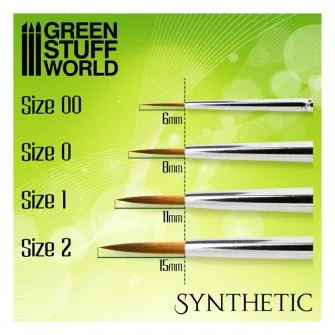 Warhammer pribor i oprema - Synthetic Brush size #2 - GREEN SERIE