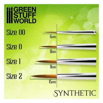 Warhammer pribor i oprema - Synthetic Brushes - GREEN SERIE PACK x4