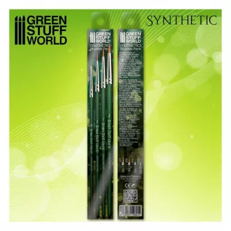 Warhammer pribor i oprema - Synthetic Brushes - GREEN SERIE PACK x4