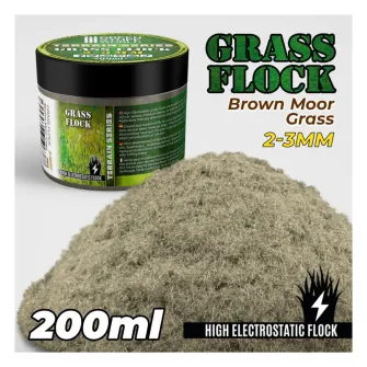 Warhammer pribor i oprema - Grass Flock - BROWN MOOR GRASS 2-3mm (200ml)