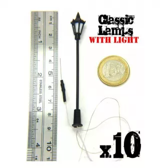 Warhammer pribor i oprema - Plastic Classic Lamps 8,50cm - PACKx10