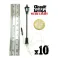 Plastic Classic Lamps 8,50cm - PACKx10