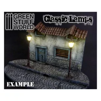 Warhammer pribor i oprema - Plastic Classic Lamps 8,50cm - PACKx10