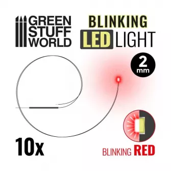 Warhammer pribor i oprema - Micro LEDs - BLINKING Red - 2mm (0805 SMD)