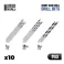 Drill bits MIX x10