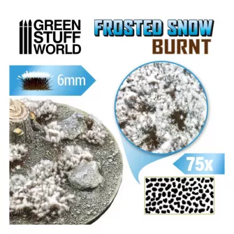 Warhammer pribor i oprema - FROSTED TUFT SNOW BURNT - 6mm