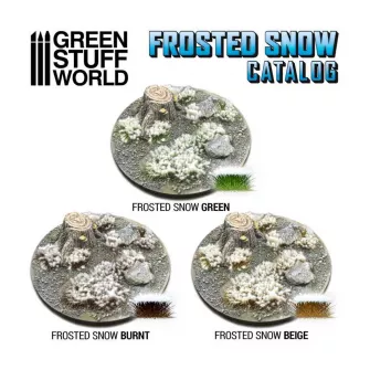 Warhammer pribor i oprema - FROSTED TUFT SNOW BURNT - 6mm
