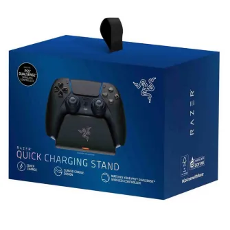 Punjači i kablovi za gejmpede - Razer Quick Charging Stand for PlayStation®5 – Black
