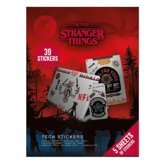 Merchandise razno - Stranger Things 4 (Upside Down Battle) Tech Stickers