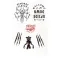 Stranger Things 4 (Upside Down Battle) Tech Stickers