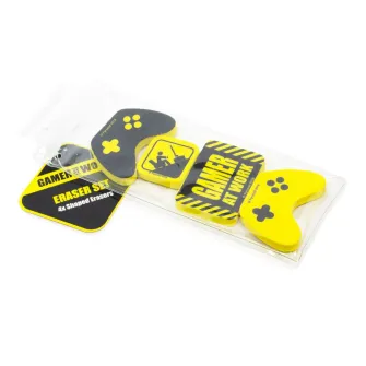 Merchandise razno - Gamer at Work Eraser Set