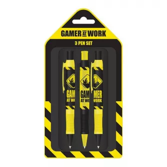Notesi i olovke - Gamer at Work 3 Pen Set