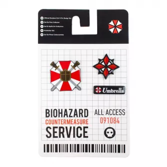 Merchandise razno - Official Resident Evil 3 Pin Badge Set