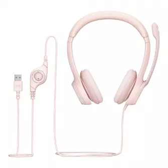 Klasične slušalice - H390 Headset USB - Rose