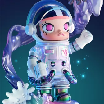 Blind Box figure - Mega Collection 100% Space Molly Series 1 Blind Box (Single)