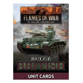 Društvene igre - Bulge: British Unit Cards (66x Cards)