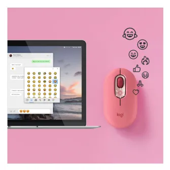 Kancelarijski miševi - Pop Mouse with Emoji - Heartbreaker Rose