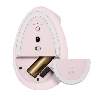 Kancelarijski miševi - Logitech Lift Vertical Ergonomic Mouse - Rose