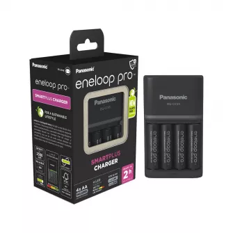 Baterije - Panasonic Punjač (2h) sa 4 baterije Eneloop pro AA (KKJ55HCD40E)