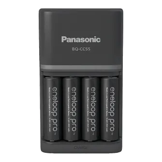 Baterije - Panasonic Punjač (2h) sa 4 baterije Eneloop pro AA (KKJ55HCD40E)