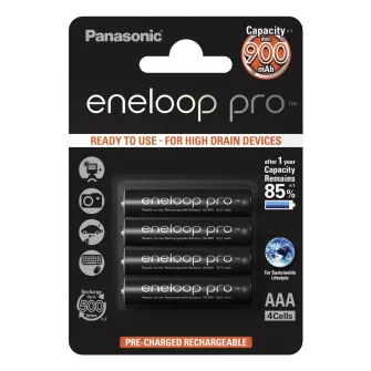 Baterije - Panasonic baterije Eneloop PRO AAA/4B 930mAh 4 kom (BK 4HCDE/4BE)
