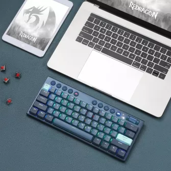 Gejmerske tastature - Noctis Pro Mechanical Gaming Keyboard Wired & 2.4G & BT - Red Switch