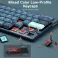 Noctis Pro Mechanical Gaming Keyboard Wired & 2.4G & BT - Red Switch