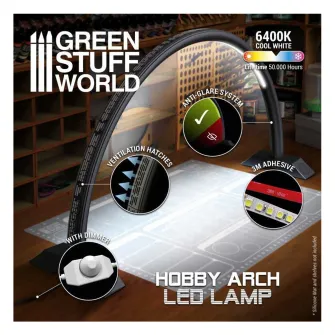 Warhammer pribor i oprema - Hobby Arch LED Lamp - DARTH BLACK