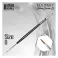 Kolinsky Brush size #0 - SILVER SERIE (S-type)