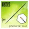 Flat Synthetic Brush - size #1 - GREEN SERIE