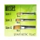 Flat Synthetic Brush - size #3 - GREEN SERIE